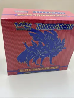Pokemon Sword and Shield ETB Zacian Factory Sealed 820650104459 - Image 2