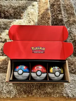 Pokemon TCG: Poke Ball Tin 3-Pack Bundle Q4 2025 Factory Sealed Pokeball Set 🚚✅ - Image 1