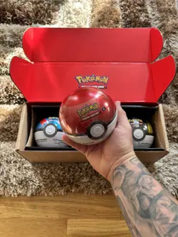 Pokemon TCG: Poke Ball Tin 3-Pack Bundle Q4 2025 Factory Sealed Pokeball Set 🚚✅ - Image 2