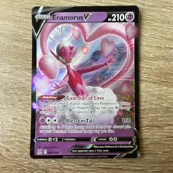Pokemon TCG Enamorus V Sword & Shield - Lost Origin 082/196 Regular Ultra Rare - Image 1
