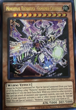 Yu-Gi-Oh! Mementoal Tecuhtlica - Combined Creation VASM-EN001 Ultra Rare 1st Ed - Image 1