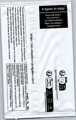 One Piece Card Game Tournament Pack Vol. 7 English - Factory Sealed - Image 2