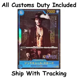 ONE PIECE TCG JAPANESE CARD LIVE ACTION EDITION Promo Dracule Mihawk P-052 CCG - Image 1