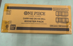 One Piece Card Game OP-13 Carrying On His Will Booster Box Case Sealed - Image 1