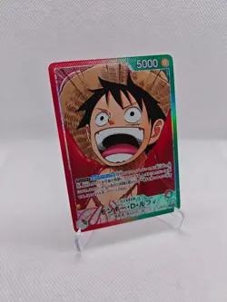 One Piece - Monkey.D.Luffy Alt Art OP13-001 L Carrying On His Will Japanese NM - Image 1