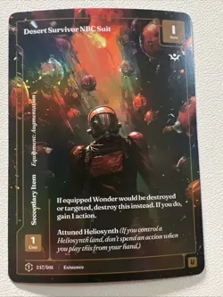 Wonders of the First-Desert Survivor NBC Suit -247/401-Formless Foil-Uncommon - Image 1