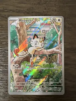 Meowth 106/094 Phantasmal Flames English Pokemon Card TCG - Image 1