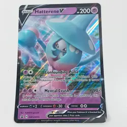 Hatterene V SWSH055 Jumbo Promo Oversized Pokemon Card - NM - Image 1