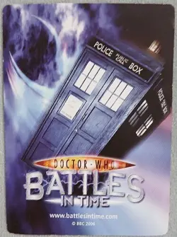 Doctor Who: Battles in Time card: Exterminator 001: 10th Doctor - Image 2