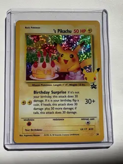 Pokemon ______'s Pikachu 24/53 Celebrations Classic Collection Promo Holo Card - Image 2