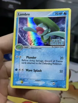 Lombre 37/100 EX Crystal Guardians 2006 Reverse Holo Pokemon Card TCG - Image 4