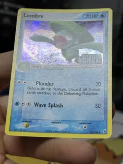 Lombre 37/100 EX Crystal Guardians 2006 Reverse Holo Pokemon Card TCG - Image 5