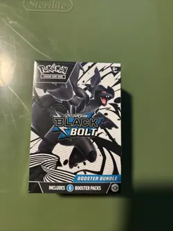 Pokemon Cards Box Pack Scarlet & Violet Black Bolt Includes 6 Booster Packs New - Image 1