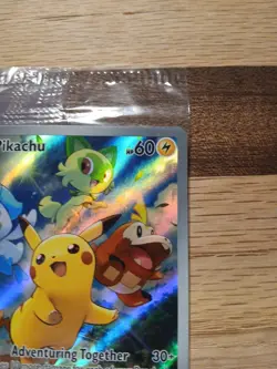 SEALED! Pikachu 027 Sv: Scarlet & Violet Promo Cards Holo - Image 2