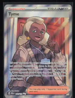 Tyme Ultra Rare 143/131 Pokemon SV: Prismatic Evolutions NM Pokemon Card - Image 1