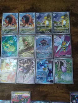 Pokemon Japanese Ninja Spinner Lot 22 Full Art Card EX Ampharos Froakie Greninja - Image 1