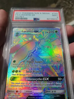 PSA 9 Lurantis 150/149 Sun & Moon 2017 Rainbow Secret Rare Full Art Pokemon Card - Image 4