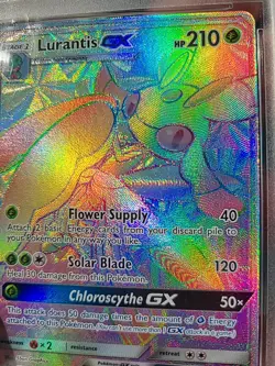 PSA 9 Lurantis 150/149 Sun & Moon 2017 Rainbow Secret Rare Full Art Pokemon Card - Image 5