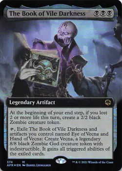 The Book of Vile Darkness (Borderless) Adventures in the Forgotten Realms Foil - Image 1