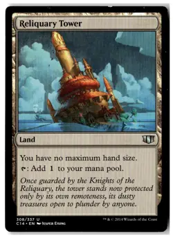 MTG Reliquary Tower - Commander 2019 Moderately Played - Image 1