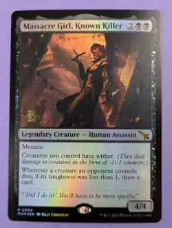 MTG: Murders at Karlov Manor: Massacre Girl, Known Killer #0094 Mythic - NM - Image 1