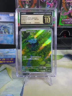 Bulbasaur 166/165 Sv2a: Pokemon Card 151 Holo (Japanese) Pristine 10 CGC - Image 1