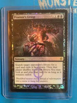 MTG Foil Praetor's Grasp New Phyrexia - Image 1