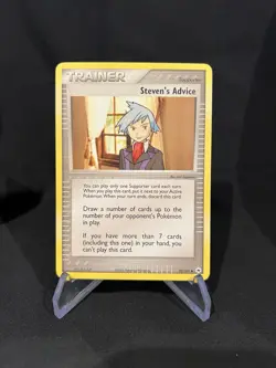 Pokemon Steven's Advice 92/101 EX Hidden Legends Rare Trainer 2004 - NM 🔥🔥 - Image 1
