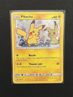 Pikachu SM162 Pokemon Sun & Moon Promo Holo 2019 - Image 1