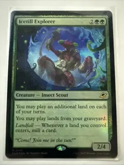 MTG Icetill Explorer 0192 (FOIL) Edge of Eternities Rare NM - Image 1