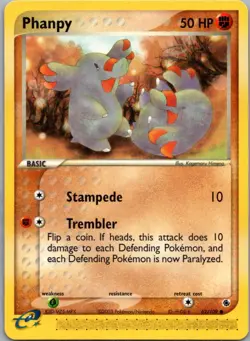Phanpy 62/109 Common Ruby & Sapphire Pokemon Lightly Played - Image 1