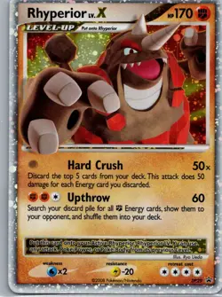 Rhyperior LV.X DP29 Holo Promo Diamond and Pearl Promos Pokemon MP - Image 1