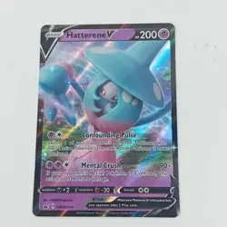 Hatterene V SWSH055 - Ultra Rare Holo Sword & Shield Promo Pokemon Card MINT Ba - Image 1