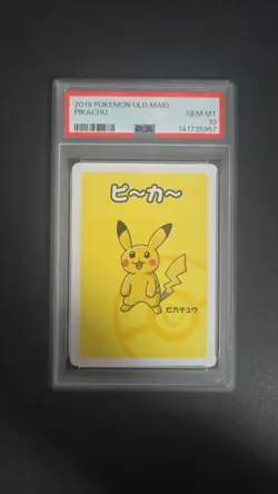 2019 POKEMON OLD MAID pikachu PSA 10 - Image 1