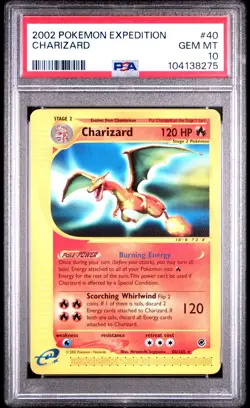 2002 Pokemon Expedition Charizard 040/165 Base Set Regular - Image 1