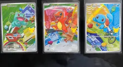 Pokemon TCG First Partner Illustration Collection Series 1 Kanto GEN 1 Starters - Image 3