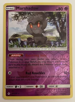 Marshadow 81/214 Pokemon TCG SM Unbroken Bonds Reverse Holo MP - Image 1