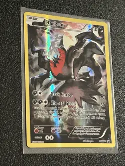 🌟 POKEMON UNGRADED DARKRAI - XY114 HOLO BLACK STAR PROMO NM - Image 4