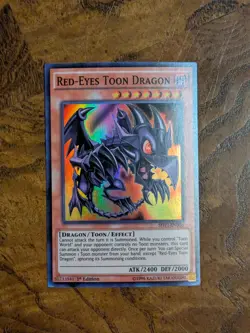 Red-Eyes Toon Dragon Super Rare SHVI-EN036 1st Edition Near Mint Yu-Gi-Oh! - Image 1
