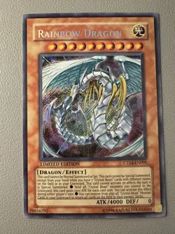 Rainbow Dragon Limited Edition Secret Rare CT04-EN005 Yu-Gi-Oh! - Image 1