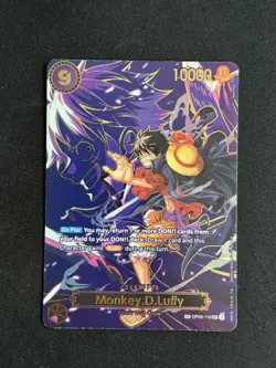 Monkey D. Luffy OP09-119 SEC SP ENG ONE PIECE OP13 Carrying on His Will Alt Art - Image 1