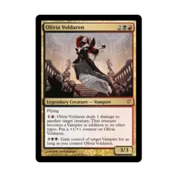WOTC MtG Innistrad Olivia Voldaren (MR) EX - Image 1
