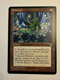 MTG Ice Age Sunstone - LP -Uncommon - Image 1