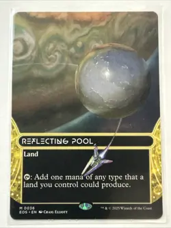 MTG Reflecting Pool 0036 (Borderless) Regular EOE: Stellar Sights NM - Image 1