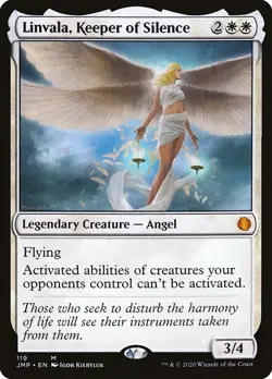 Linvala, Keeper Of Silence 119 Jumpstart Magic The Gathering Mtg TCG Mythic Rare - Image 1