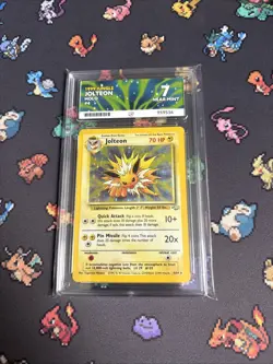 Pokemon 1999 Jungle Jolteon Holo #4 Ace 7 Near Mint - Image 1