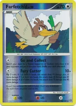 Farfetch'd - 38/100 - Uncommon - Reverse Holo NM, English Pokemon Stormfront - Image 1