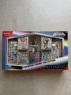 Pokemon TCG: Prismatic Evolutions Premium Figure Collection Factory Sealed Box - Image 1