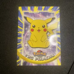 Pikachu #25 Topps Blue Label TV Animation Edition Pokemon TCG 1999 NM - Image 1