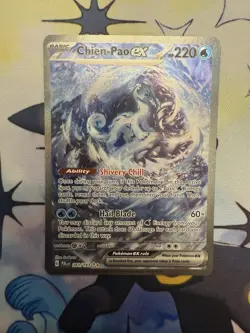 Pokemon TCG S&V: Paldea Evolved Chien-Pao ex Special Illustration Rare 261/193 - Image 1